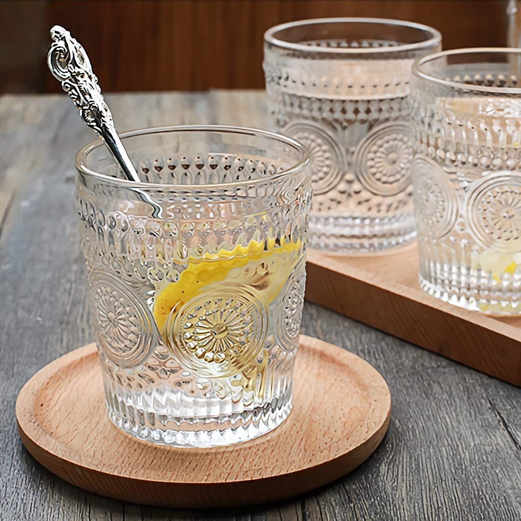Etched Medium Glasses