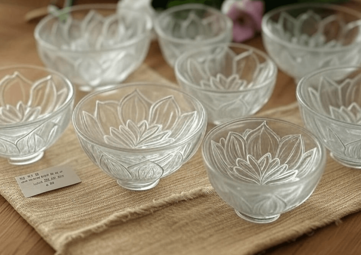 Indian Glassware Craftsman at Work